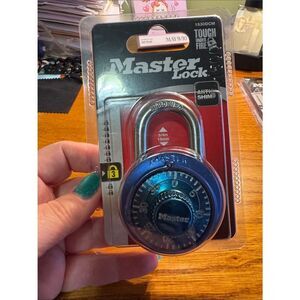 Master Lock Blue Combination Padlock -